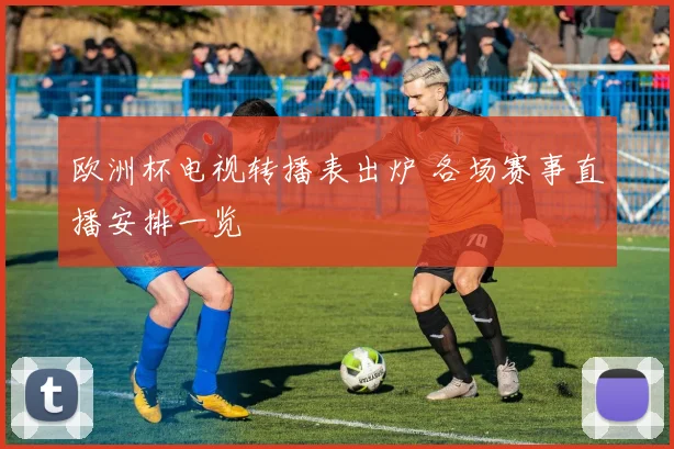 欧洲杯电视转播表出炉 各场赛事直播安排一览